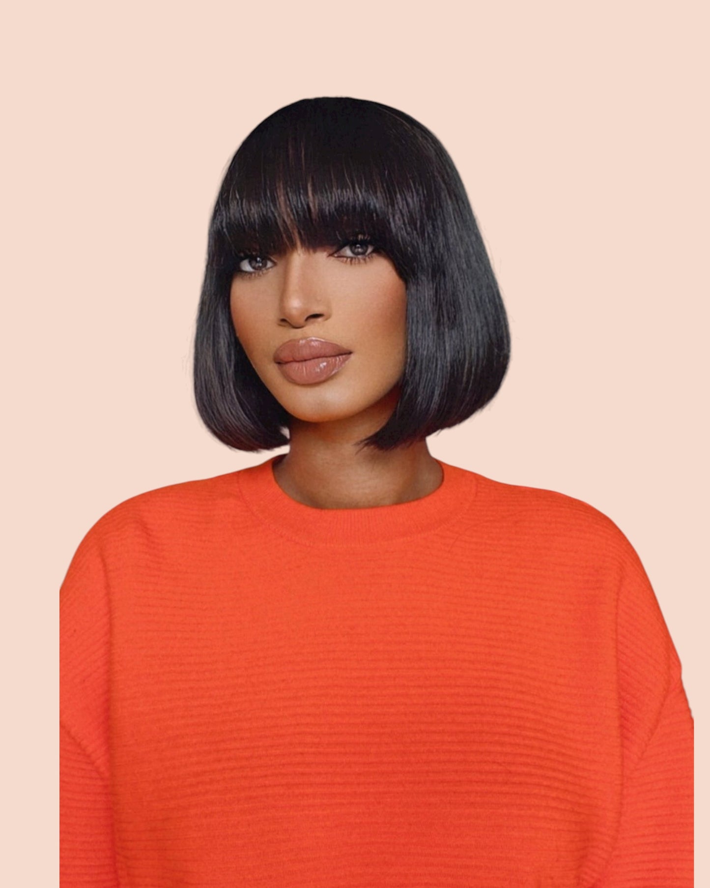 Straight Fringe Wig
